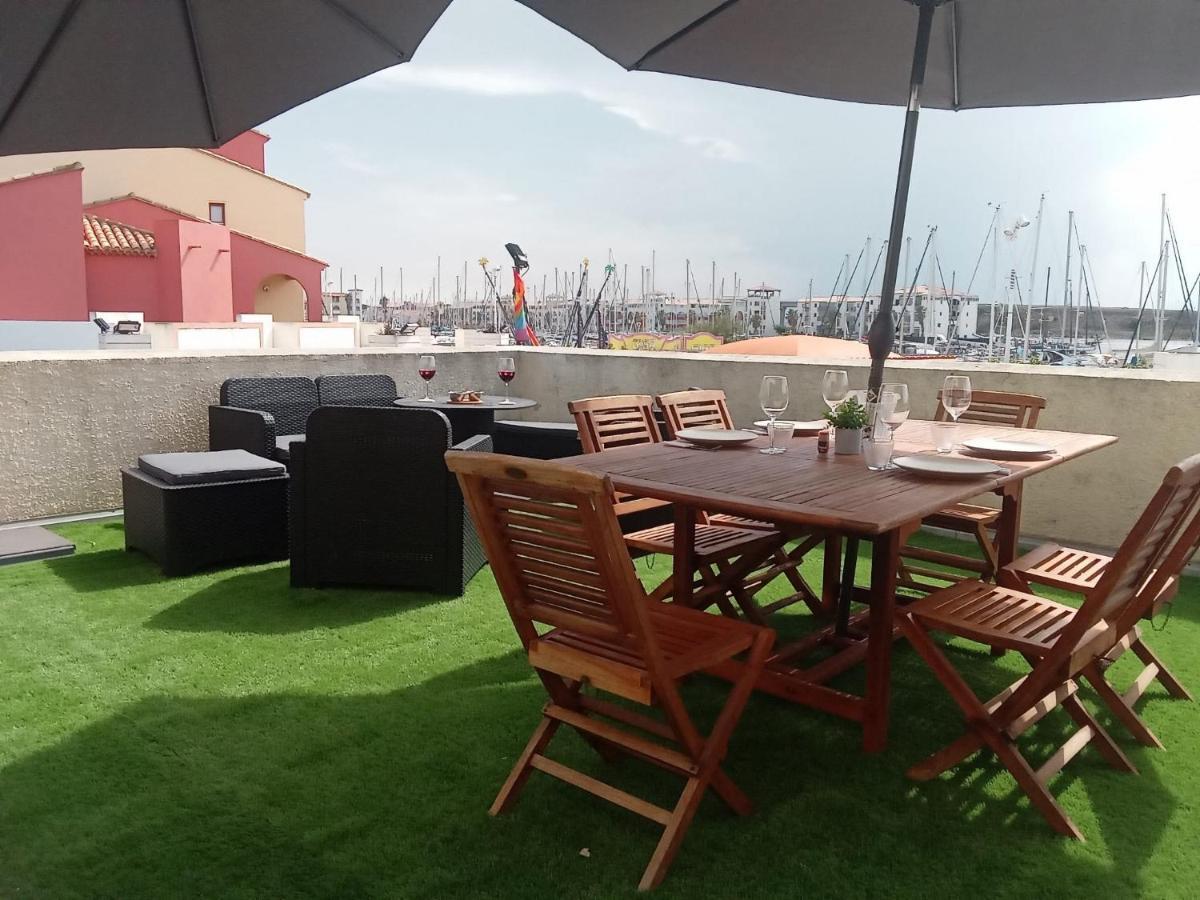 6/7 Pers Sur Le Port A 10Mn A Pieds De La Plage Leucate Exterior photo